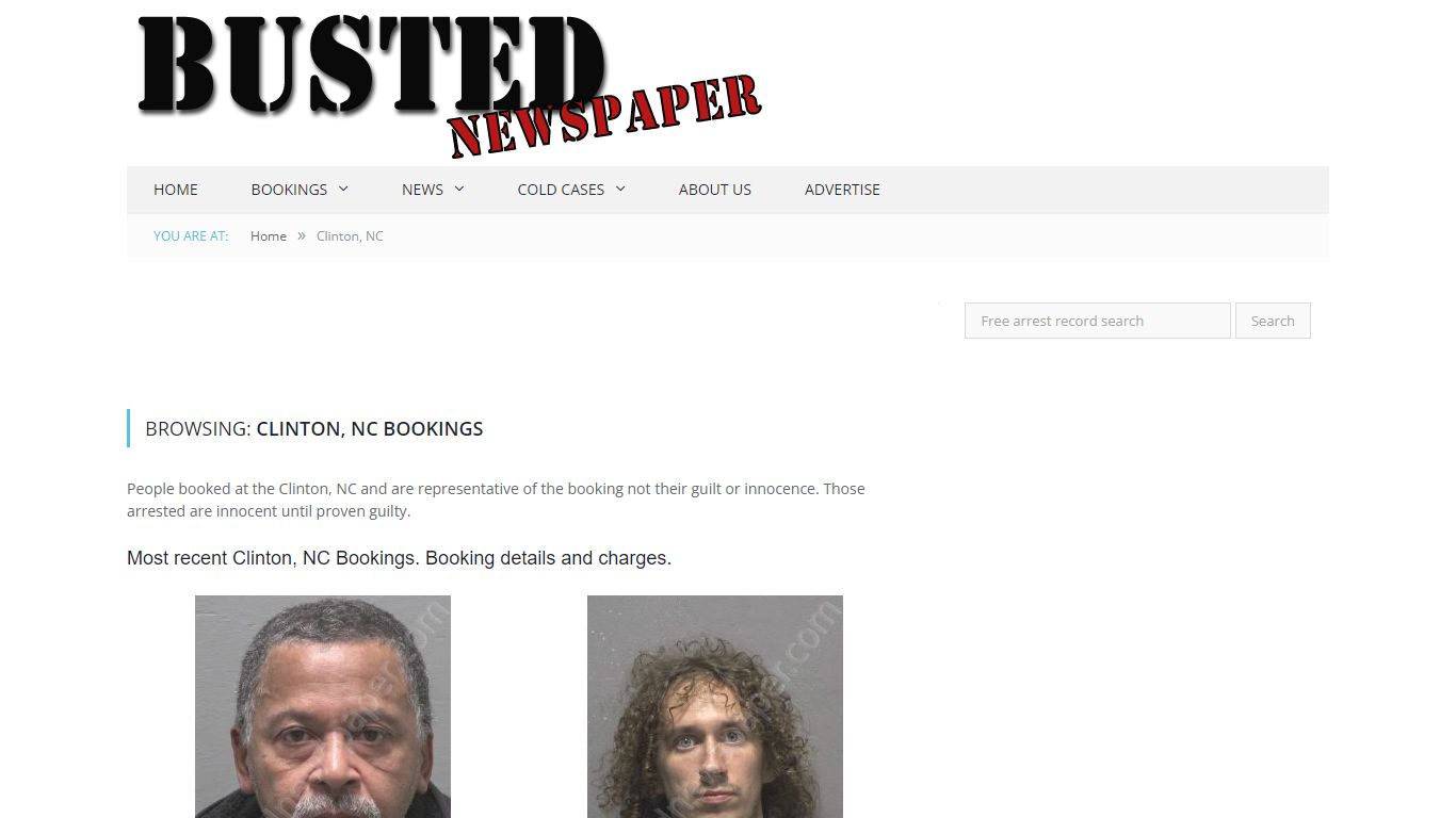 Clinton, NC Mugshots - BUSTEDNEWSPAPER.COM